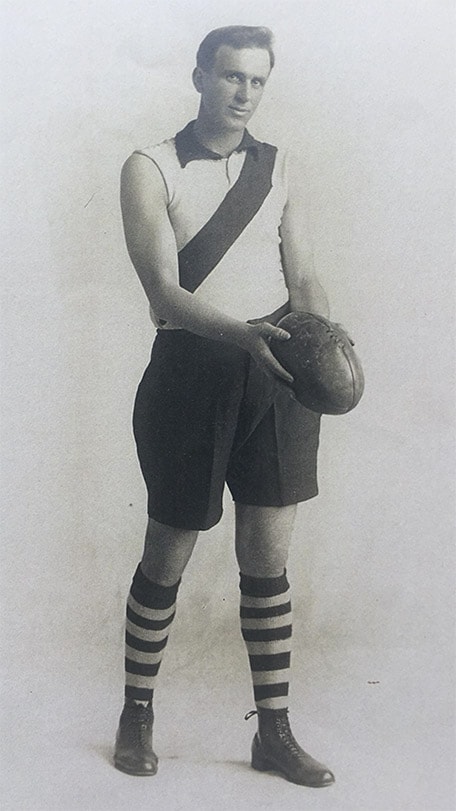 hando-south-guernsey.jpg Arthur Hando pictured in his South Melbourne guernsey - AFL